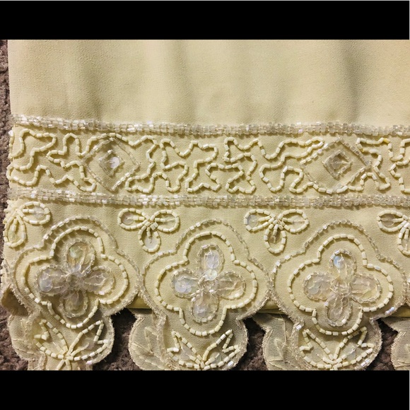 Exotic Beaded Skirt Sz L New with Tags Embellished Sparkly Bottoms embellished - Picture 15 of 15